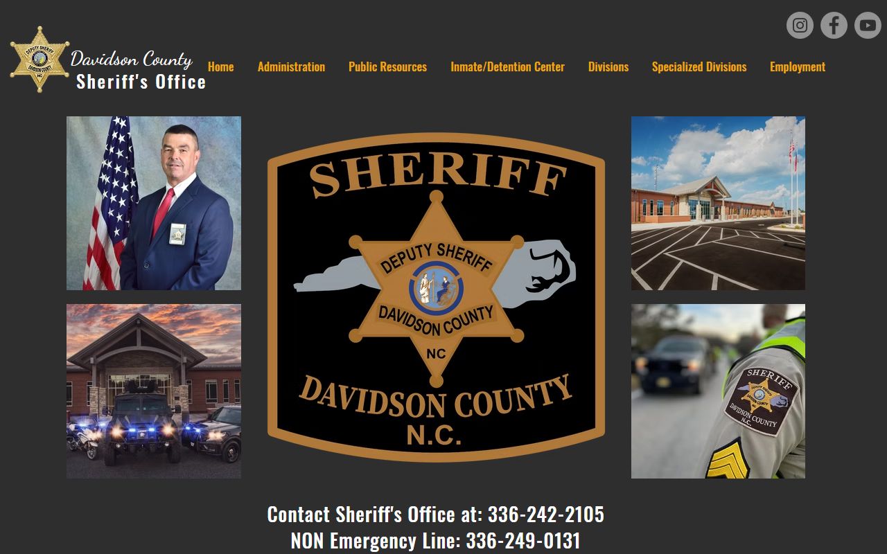 Davidson County police records Sheriff's Office website