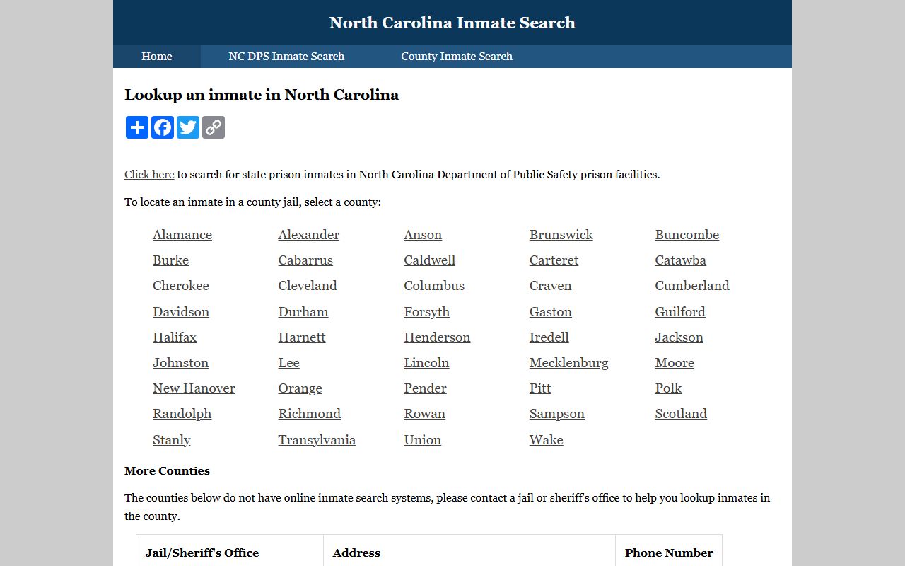 McDowell County inmate search portal for police records