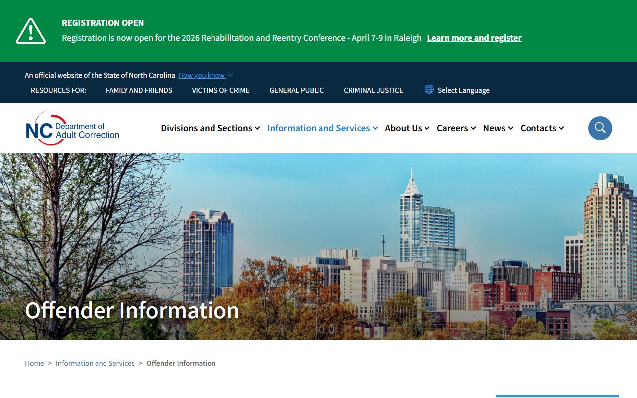 North Carolina offender search for Rockingham County police records